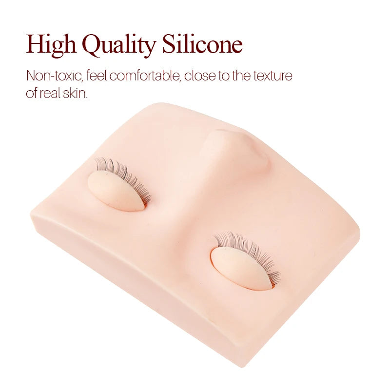 Song Lashes Eyelash Extension Mannequin Head High Quality Practice Tools Close to the Texture of Real Skin Silicone Gel Material