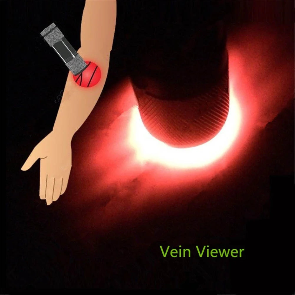 MINI Vein Viewer Infrared Vein Imaging Red Light Torch Pediatric Unit Clinicians Nurses Vein Finder Flashlight UV Disinfection