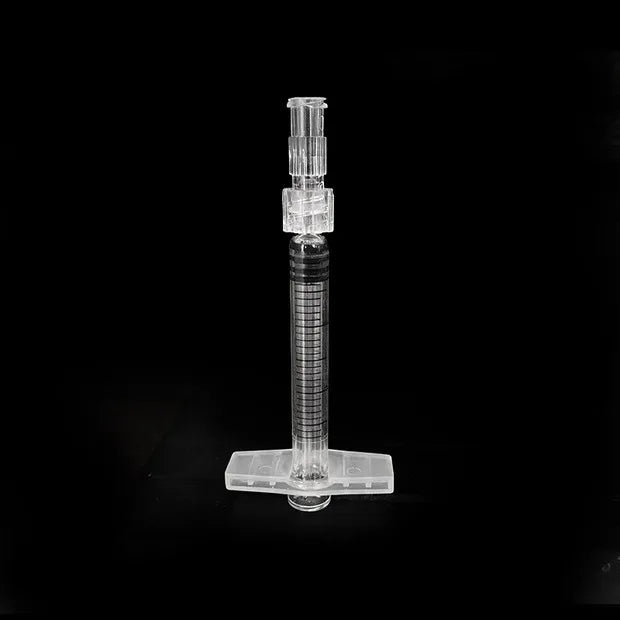 Luer Thread Connector Pp Material Transparent Syringe Double-Way Connector Easy And Durable Use In Sterile Environment  10 Pcs a