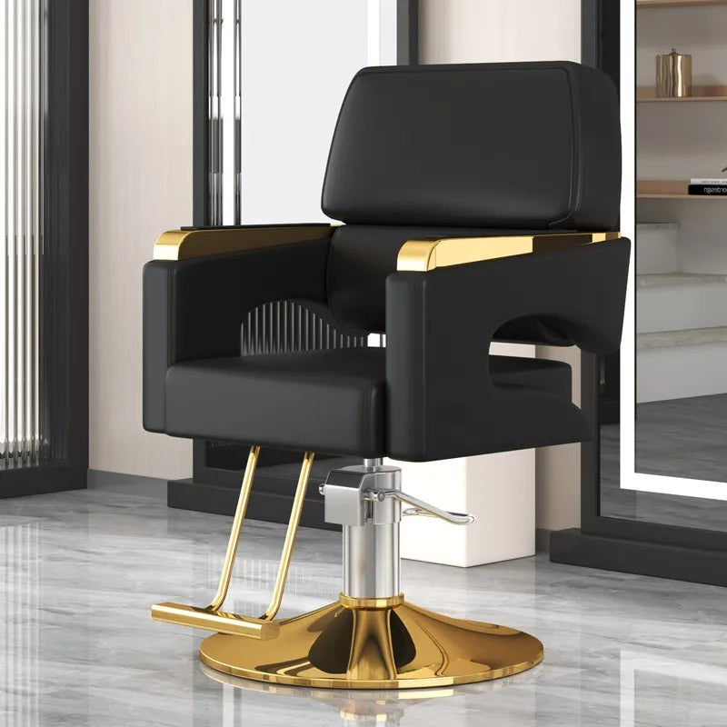 Beauty Salon Chair Luxury Pedicure Stylist Aesthetic Barbers Armchairs Professional Sillas Giratoria Barber Equipment MQ50BC