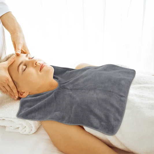 1pc Personalized U Shape Towel Microfiber Esthetician Salon Spa Massage Facial Treatment Neck Cosmetic Towels Warmer For Spa