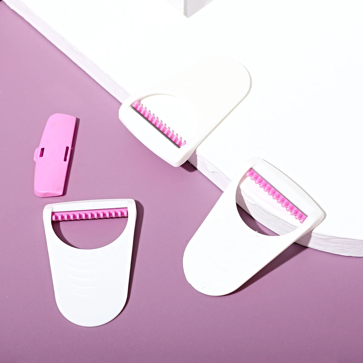 ALSHABAB 6PCS Set Disposable Razor for Women Shaving 1 Blade Stainless Body Bikini Hair Removel Tool Pink Color Manual Shaver