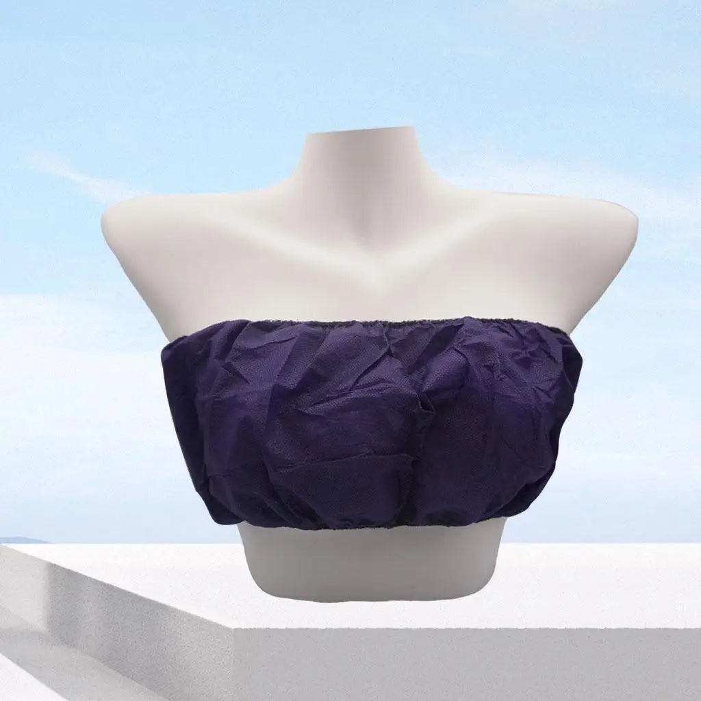 50x Soft Strapless Disposable Bras Women's Spa Top Underwear Brassieres Top Garment for Spray Tanning Beauty Salon Lightweight