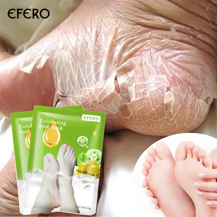 1 Pag = 1 Pair Honey Foot Mask For Remove Dead Skin Calluses Exfoliating Foot Mask Feet Cream Whitening Foot Spa Skin Care Tool