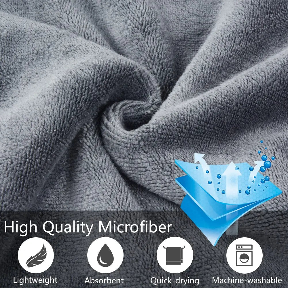 Super Soft Microfiber Face Towel Set U Shape Perfect for Spa 3pcs Mask Removing Face Wrap
