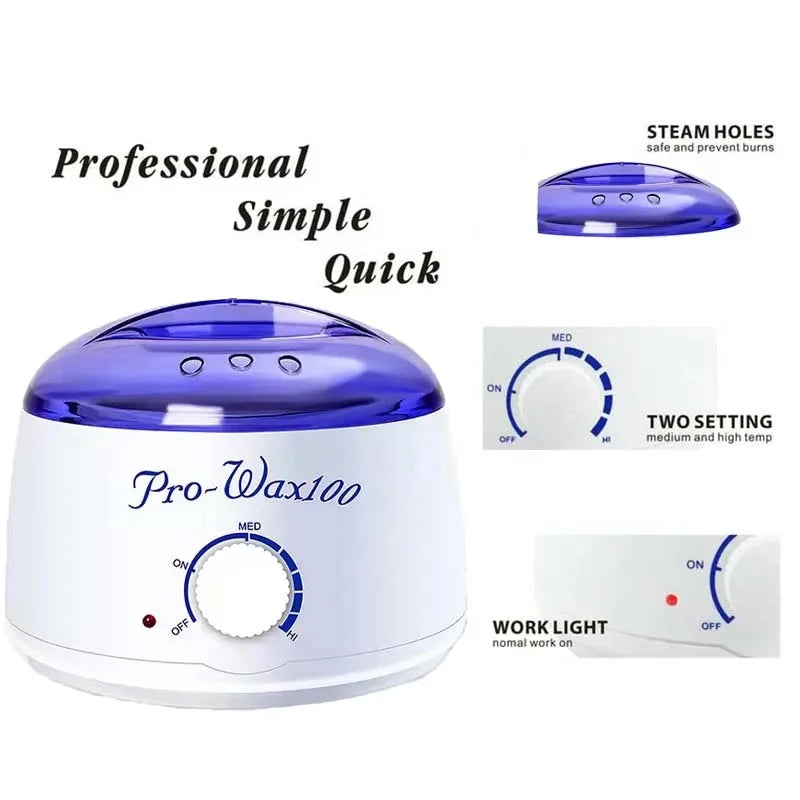 Hair Removal Wax Machine Smart Professional Wax Heater Warmer Skin Care Paraffin for Hand Foot Body Spa Wax Melting Machine