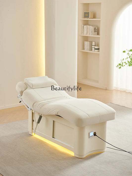 Electric Beauty Bed Beauty Salon Special Eyelash Ear Cleaning Lifting Massage Couch