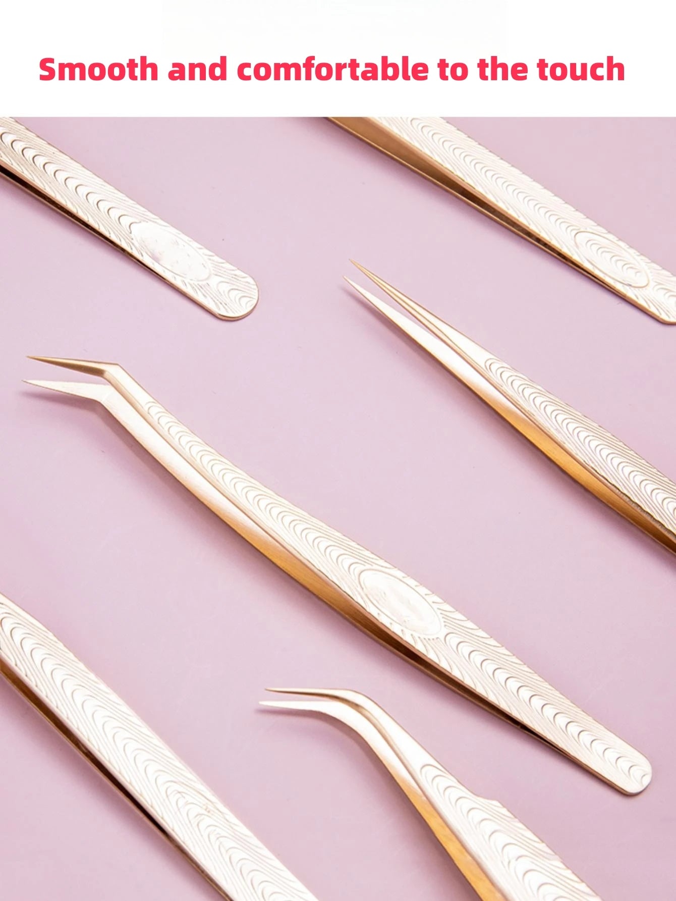 Eyelash tweezers,lash extension tools,Smooth and comfortable to the touch Precision tweezers,Stainless steel tweezers