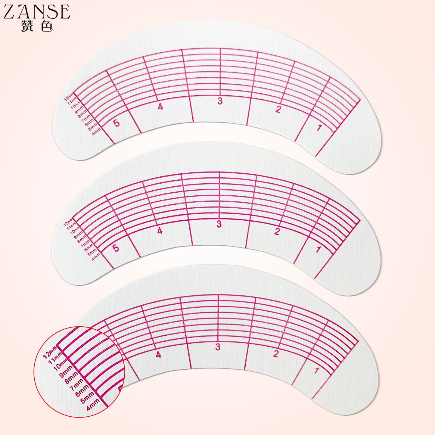 70 Pairs Lash Mapping Stickers Under Eye Positioning Tips Sticker for Eyelashes Extension Practice Eye Pads Paper Patches
