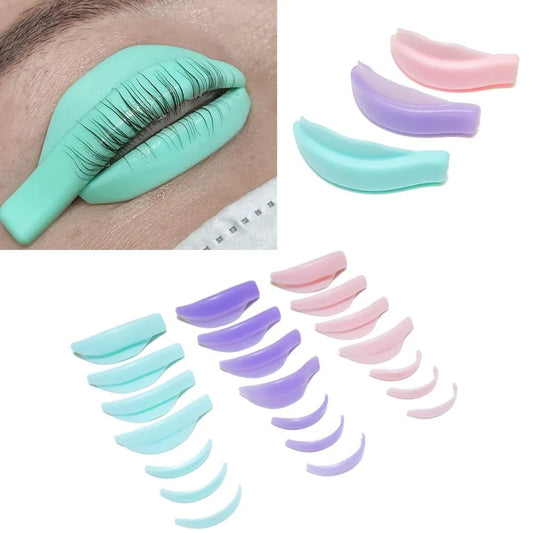 5/7 Pairs Eyelash Lifting Kit Silicone Pad Eye Lash Perm Pads Eyelashes Eyelash Lift Extension 3D Lashes Curler Applicator Tools