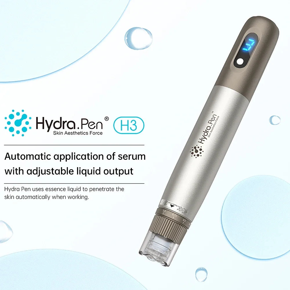 Professional Hydra. Pen H3 Wireless Microneedling With 32Pcs Needles Cartridges Derma Rolling Microneedle Skincare Beauty Device
